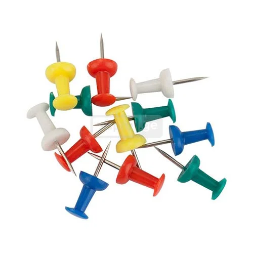 ფერადი პლასტმასის ჭიკარტი 100ც